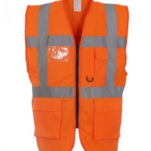 YK103-PE Executive Waistcoat High Vis